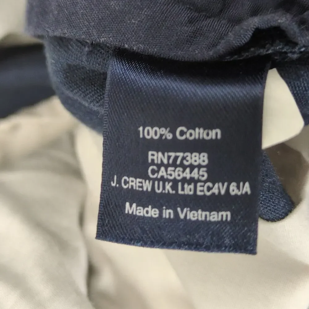 J Crew‎ Rivington Men's 29x11 Chino Shorts, Navy Blue Slim Fit Gorpcore Preppy